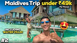 Maldives Trip in just 49,000 ₹ including Water villa, Flights | How to plan?