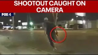 Fort Worth police release body camera video of shootout with burglary suspect