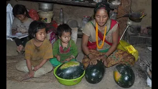 Myvillage official videos EP 984 || Happy family with with delicious bundle of watermelon