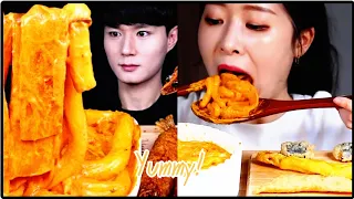 Creamy Spicy Rose Tteokbokki Compilation