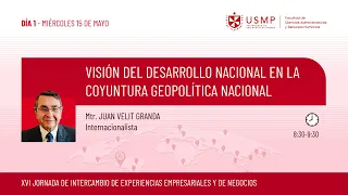 Visión del desarrollo nacional en la coyuntura geopolítica internacional.