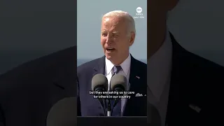 Biden makes forceful defense of democracy in D-Day anniversary speech