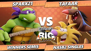 LMBM 2024 Top 8 - Sparx21 (Donatello) Vs tafaar (Angry Beavers) Nickelodeon All-Star Brawl 2 - NASB2