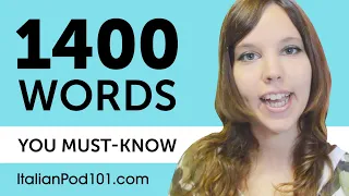 1400 Words Every Italian Beginner Must Know