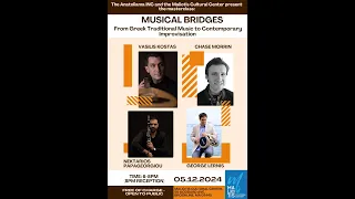 Musical Bridges from Greek Traditional Music to Contemporary Improvisation Free Workshop