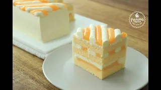 Cotton Soft Lemon Curd Cake with Swiss Meringue Buttercream