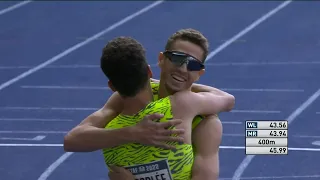 Borlée Brothers Go 1-2-3 In Berlin Continental Tour 400m