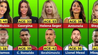 2024 AGE COMPARISON : Famous Football players and their Wives/Girlfriends