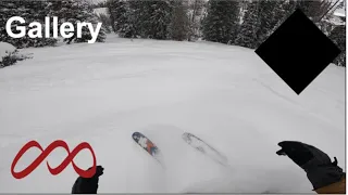 Skiing Fresh Powder on Gallery at Park City (Feb 22, 2024)