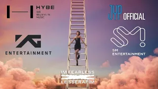 How would Big 3 + hybe make a teaser for LE SSERAFIM "Fearless"