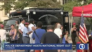 Video: Waterbury police host "National Night Out"