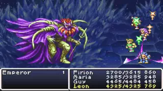 Final Fantasy II: Dawn of Souls (GBA) Final Boss Battle - Emperor