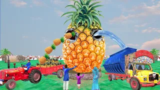 Magical Pineapple Tractor जादुई  अनानास  Funny Hindi Comedy Video