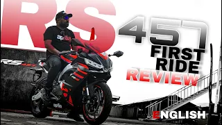 Aprilia RS 457 First Ride Review | Trackability Meets Practicality