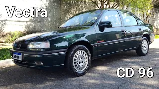 Apresentação Chevrolet Vectra CD 1996 com bancos verdes e 88.500 Kms 4K