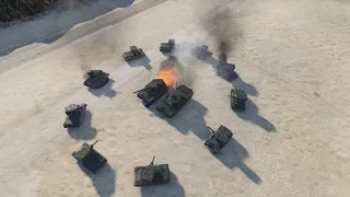 World of Tanks - 10 KV-2 vs 2 TYPE 5 [ Versus Seri ]