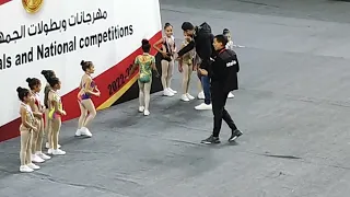 تكريم العشرة الاوائل جمباز ايروبك تحت ٨ سنوات بطولة الجمهورية الحمد لله ♥️ Aerobic gymnastics ♥️