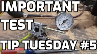 Pressure Testing Carburetors -- Tip Tuesday #5