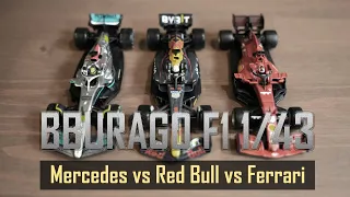 Bburago F1 1/43 at TARGET! | Unboxing Ferrari SF21, Red Bull RB18 and Mercedes AMG E performance