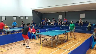 2024 South Pennants table tennis div one Ajit Singh vs Chris Kwok set 5