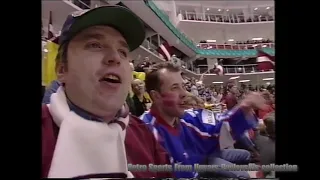 1997 PČ Pirmā spēle un pirms tās  Latvija ASV