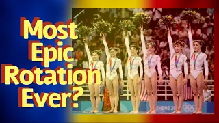 Most Epic Rotation Ever? Romania, Beam, Athens 2004