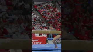 Maile O’Keefe is the Beam Queen!! #utahgymnastics #shorts