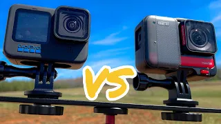 Insta360 ONE RS vs GoPro Hero 10 VIDEO FOOTAGE COMPARISON