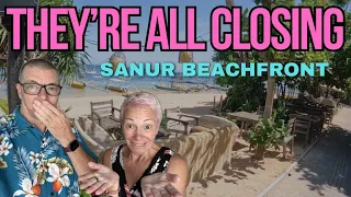 Why is SANUR's BEST restaurant area CLOSING??