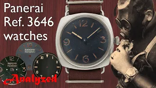 The PANERAI Ref. 3646 feat. ROLEX German WW2 "Kampfschwimmer" watch types *Analyzed*