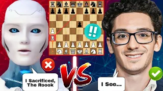 Stockfish (4K Elo) SACRIFICED HIS Full Rook Against Fabiano Caruana | Chess com | Chess | Stockfish