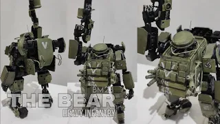 Scratch Build Mecha The Bear Heavy Infantry | BM23 Kampfer | Final Project The Bear ‼️‼️