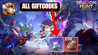 Inariel Legend Dragon Hunt Global & All 4 Giftcodes | Free 4 Codes Inariel Legend Dragon Hunt Global