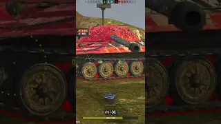 The Kampfpanzer 50T goes 1v4 in World of Tanks Blitz #Shorts