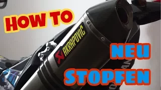 How to: KTM SMC-R Akrapovic NEU STOPFEN // JokerMotoVlogs