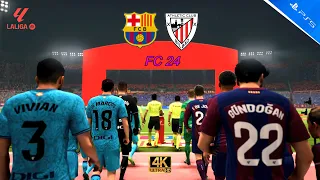 EA SPORTS FC 24 | FC Barcelona vs Athletic Club | LaLiga EA Sports | Jornada 10