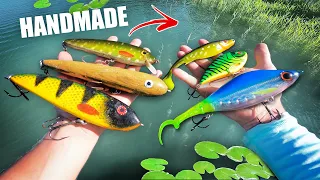 PIKE FISHING: Handmade vs Factory Lures 🔥 (Crazy action!!!)