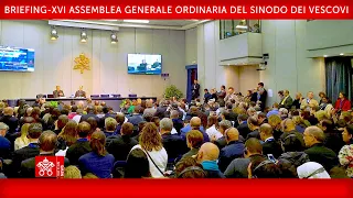 Briefing-XVI Assemblea Generale Ordinaria del Sinodo dei Vescovi-Apertura, 5 ottobre 2023