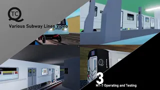 [Roblox] Operating the MT-7 in QTC's A, C, E, and L Lines