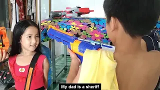 Tony | Phim GIẢI CỨU CON GÁI - NERF WAR Rescue Daughter