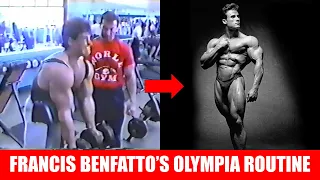 FRANCIS BENFATTO'S OLYMPIA TRAINING ROUTINE: HOW LARRY SCOTT TRAINED FRANCIS BENFATTO #bodybuilding