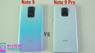 Redmi Note 9 vs Note 9 Pro SpeedTest and Camera Comparison