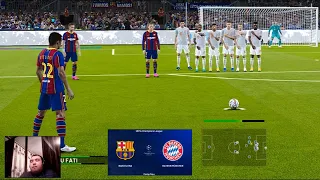 PES 2021 - Barcelona vs Bayern Munchen - Ansu Fati Free Kick Goal - UEFA Champions League UCL