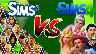 The Sims 3 Base Game vs The Sims 4 Base Game//Which is better?