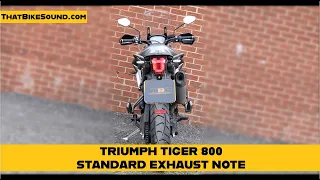 Triumph Tiger 800 XRT (2018-ON) Start & Idle | Engine Sound & Exhaust Note