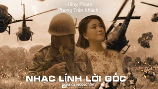 Nhạc Lính Lời Gốc | Hằng Phạm - Phong Trần Khách | VietNam War Music Before 1975 | VietNam War Songs