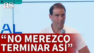 El RAFA NADAL más impactante: "NO MEREZCO ACABAR MI CARRERA ASÍ" | RUEDA DE PRENSA ROLAND GARROS |AS