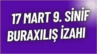 ✅♨️ 17 mart 2024 9-cu sinif Buraxılış izahı