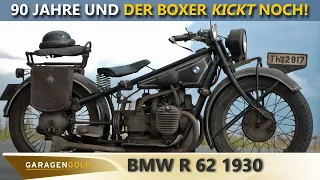 90 Jahre und der Boxer kickt noch! Garagengold BMW R 62