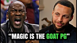 Michael Jordan DESTROYS Steph Curry in GOAT PG Debate